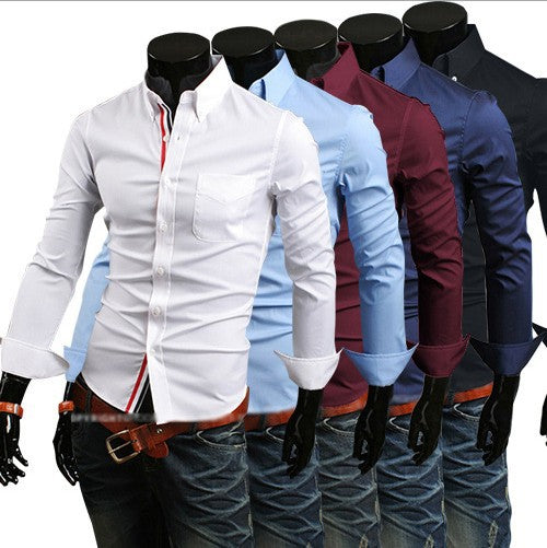 New Men's Long-sleeved Shirts For Men