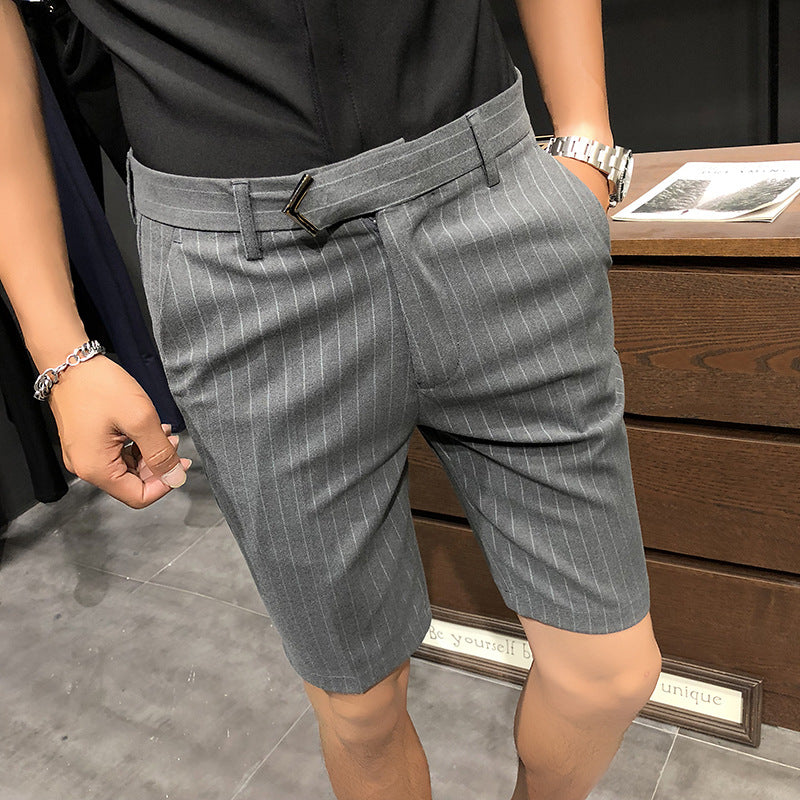 Suit shorts men's loose pants