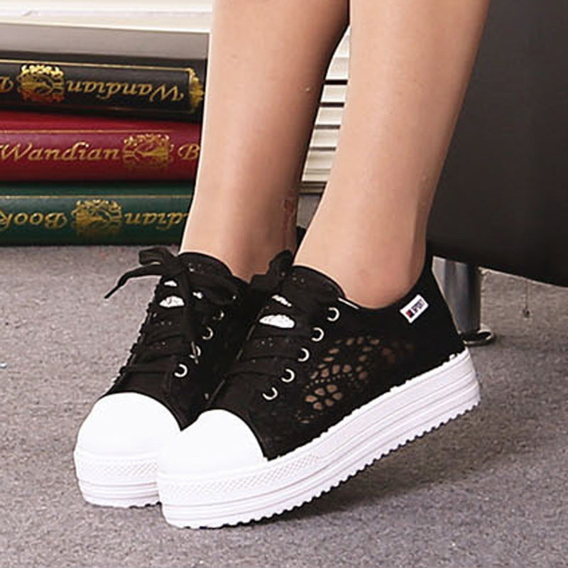 Canvas Mesh Shoes For Women