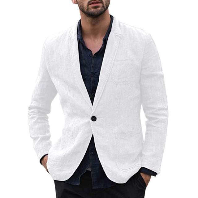 Solid Thin Blazers Coat Suit