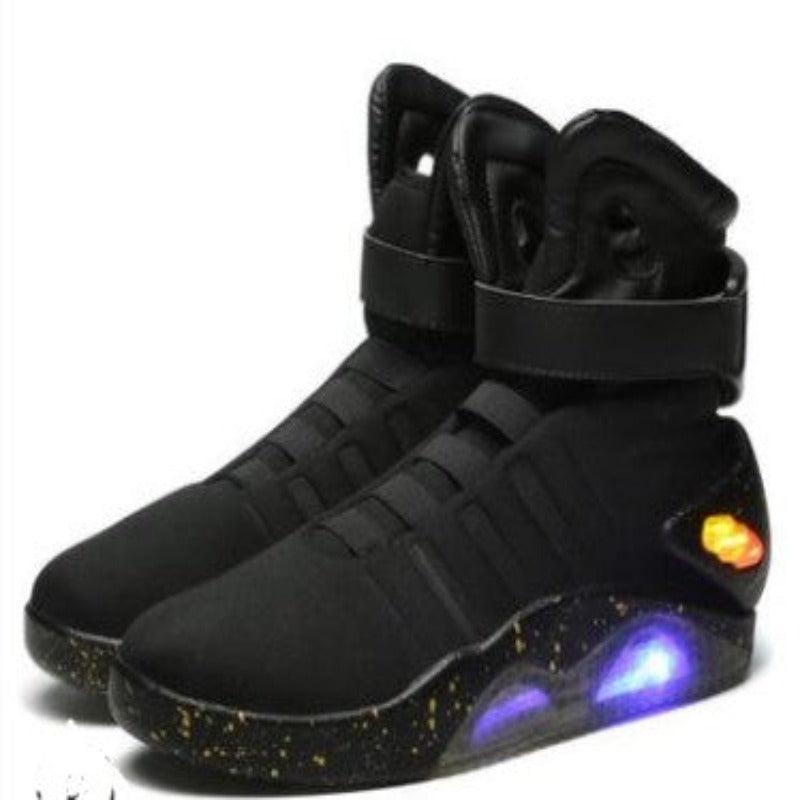 Glowing Light High Men Shoes