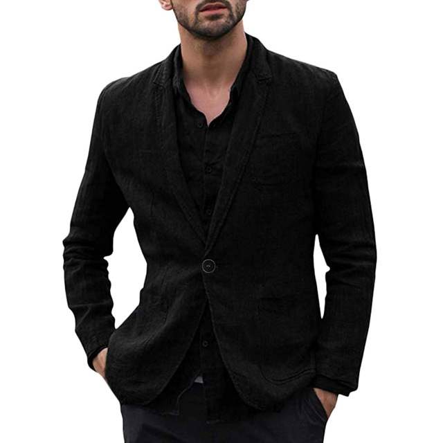 Solid Thin Blazers Coat Suit