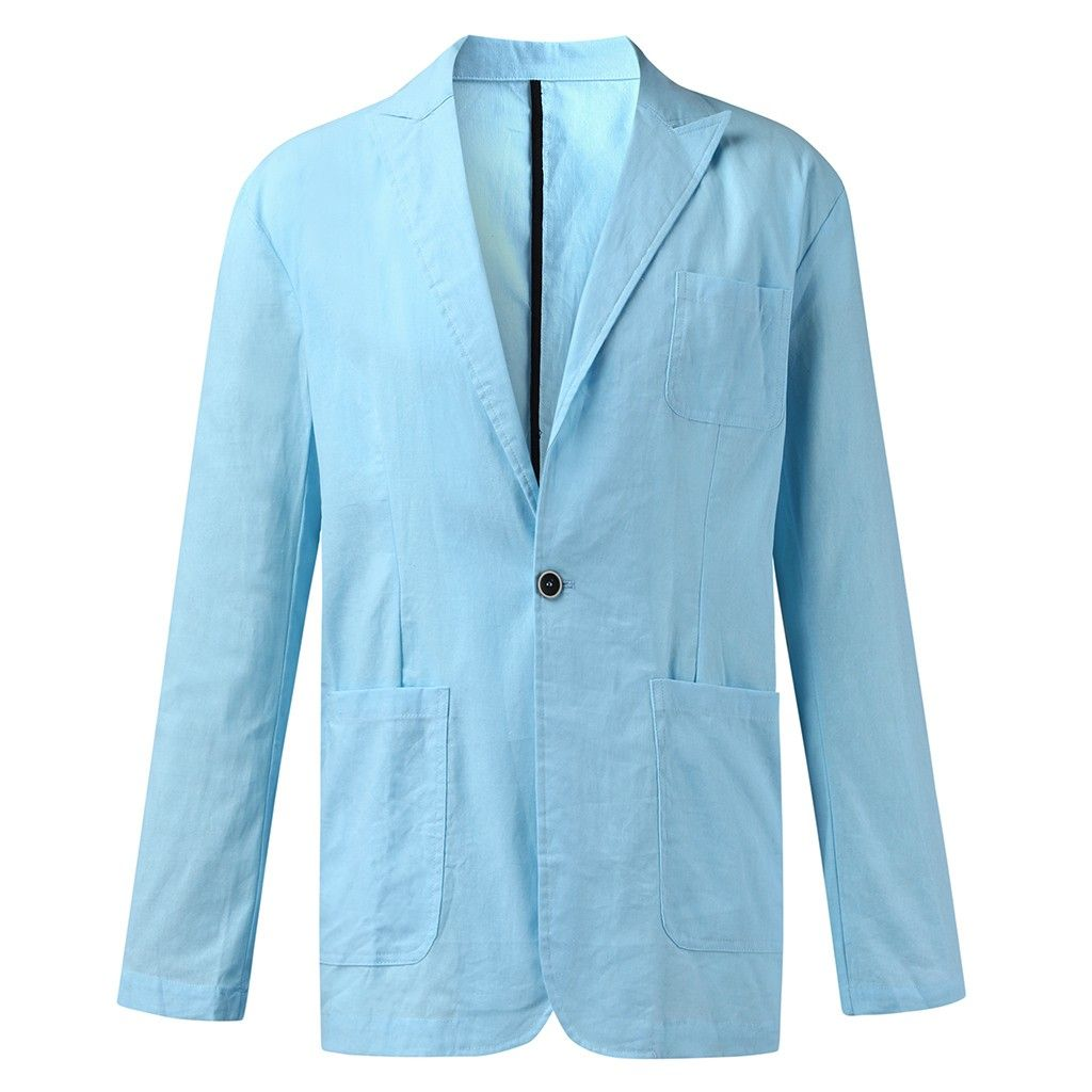 Solid Thin Blazers Coat Suit