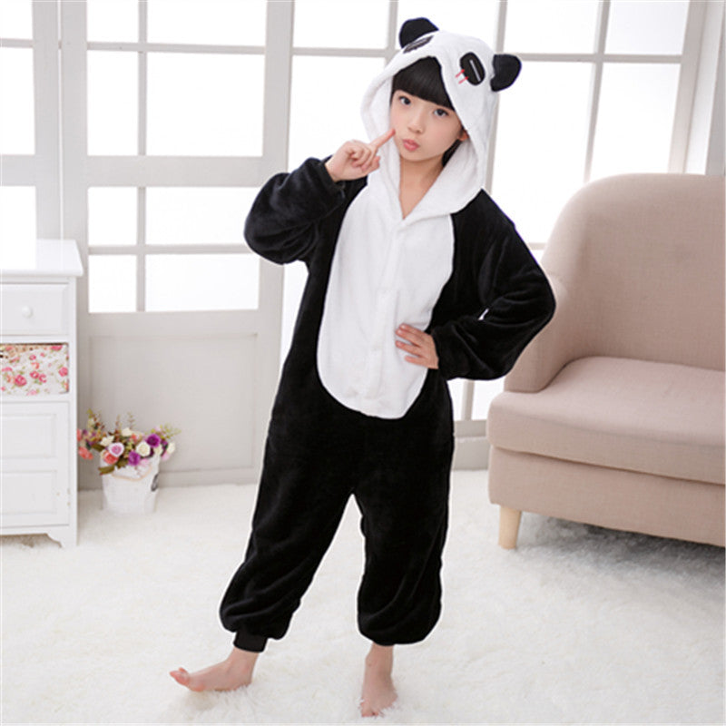 Animal cartoon one-piece pajamas