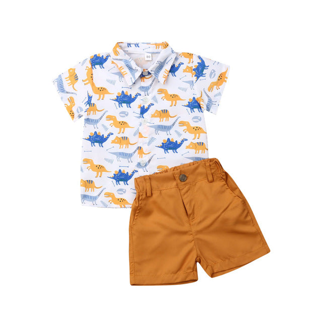 Summer Boy T-Shirt Shorts Sets