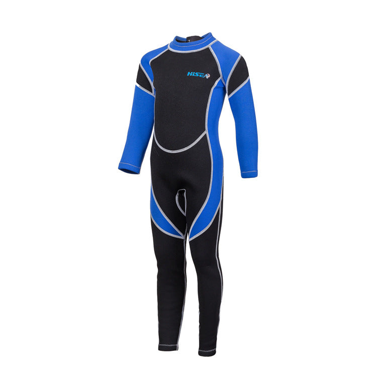 Children's warm and cold-proof one-piece diving suit