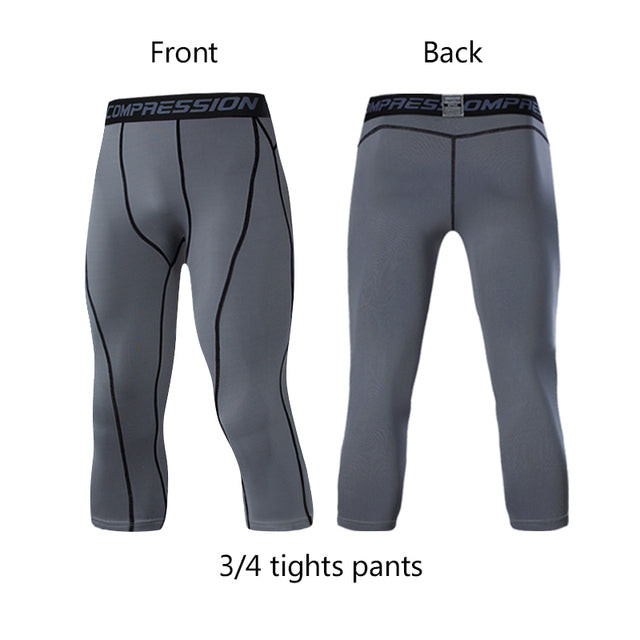 Men Lycra Compression Pants Cycling