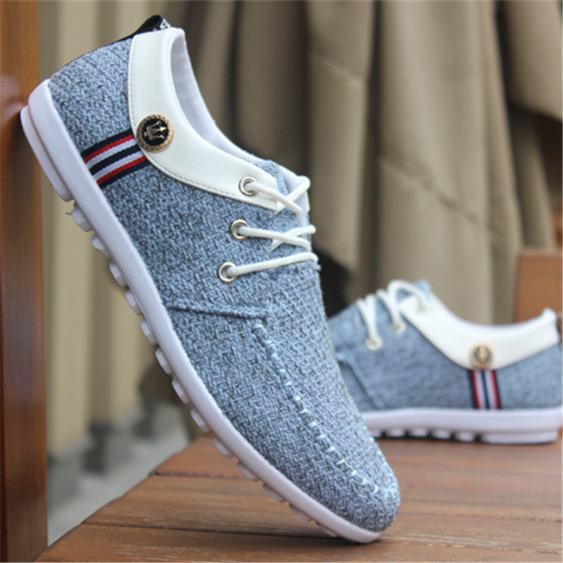 Canvas Slip On Men Shoes