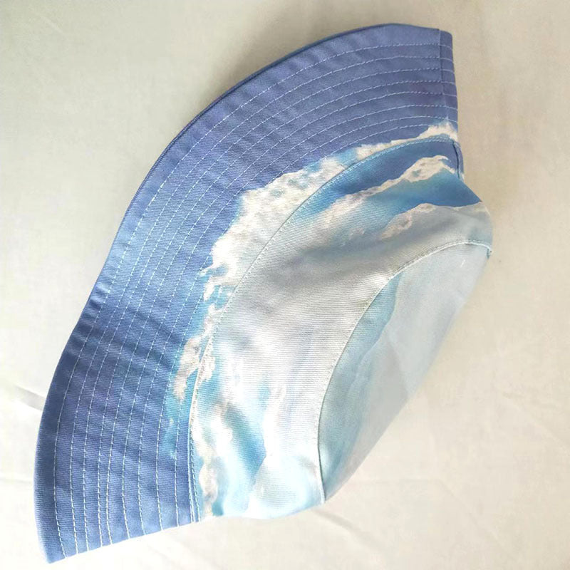 Printed Summer Sunshade Versatile Fisherman Hat