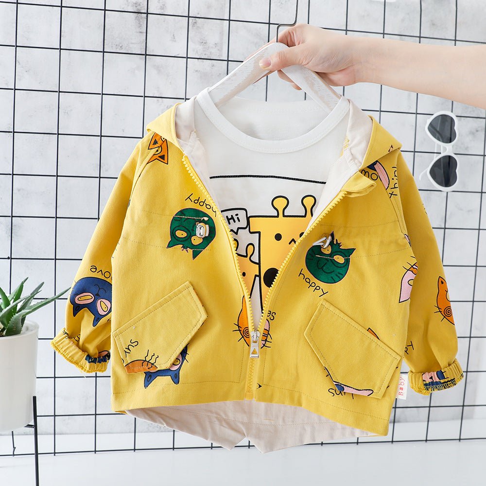 Radish Printed Children Jacket