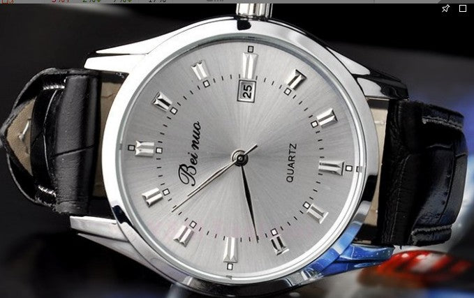 Casual Belted Men Watch