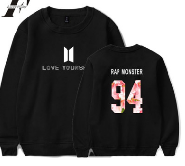 BTS Capless Femmes Hoodies Sweat Bangtan Hip Hop Kpop