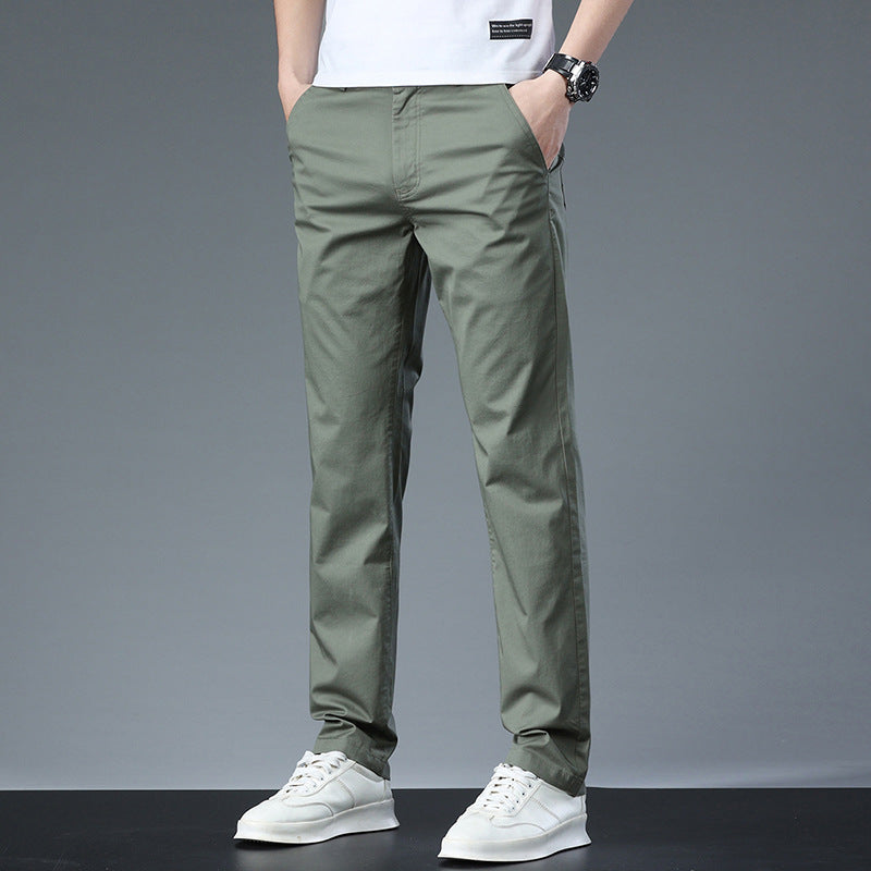 High-end Casual Cotton Grey Pants