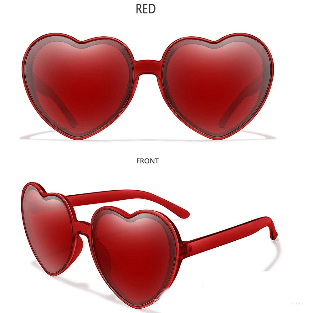 Fashionable Colorful Coated Love Sunglasses