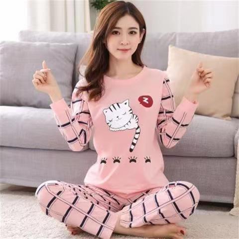 2 Pcs Cute Cartoon Sleepwear Sets