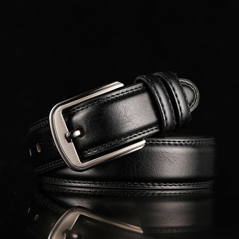 Boy's Leather Needle Buckle Casual Belt