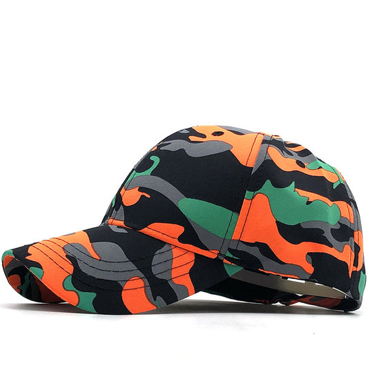 Camouflage Baseball Cap Female Street Trend Hip Hop