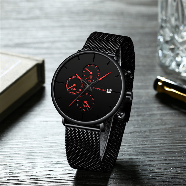 Waterproof Bold Men Watch