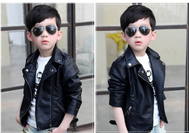 Children's leather jacket