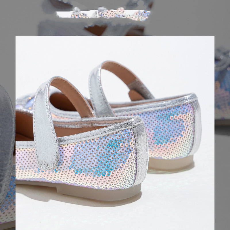 Sequined Princess Shoes With Soft Sole