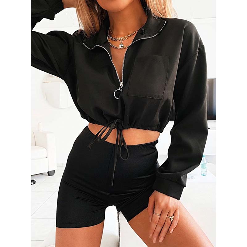 Short Streetwear Sexy Hoodie