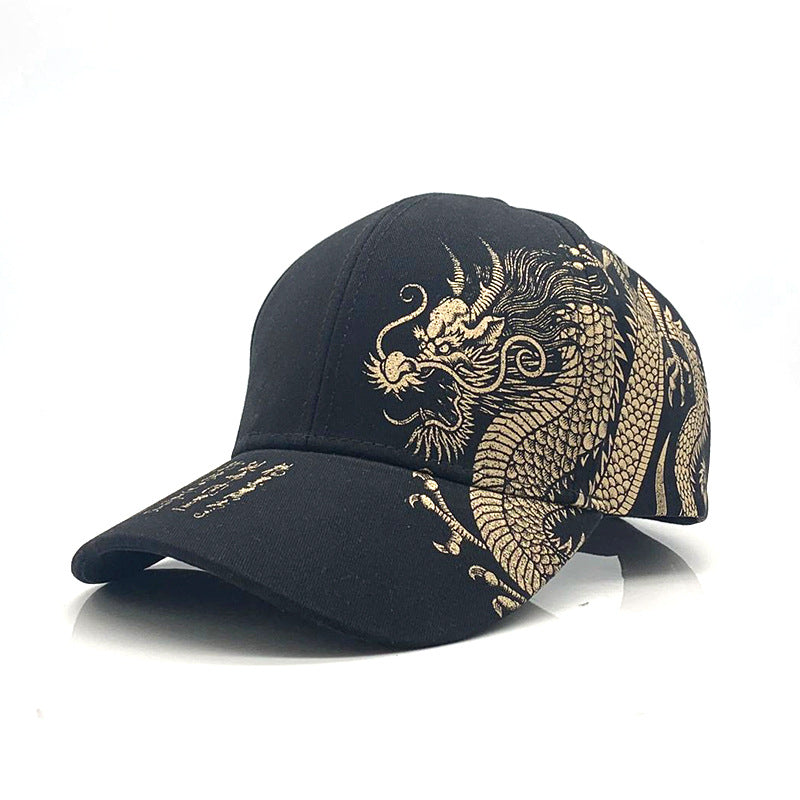 Baseball Cap Chinese Style Fashion Dragon Couple Sun Hat Outdoor