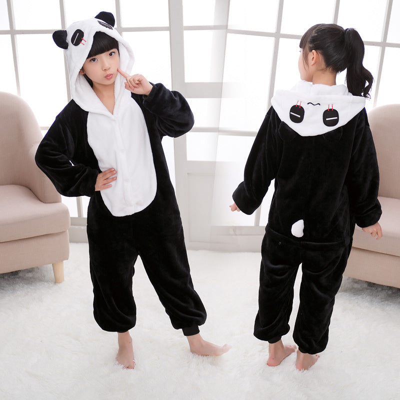 Animal cartoon one-piece pajamas