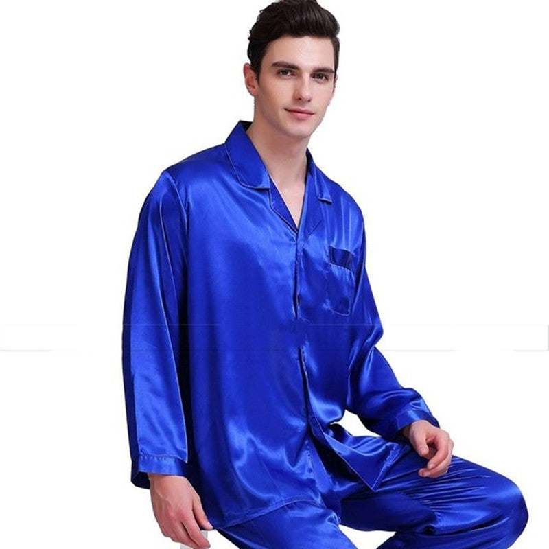 Pajamas Nightgown Loose Homewear Men Winter Sleepwear