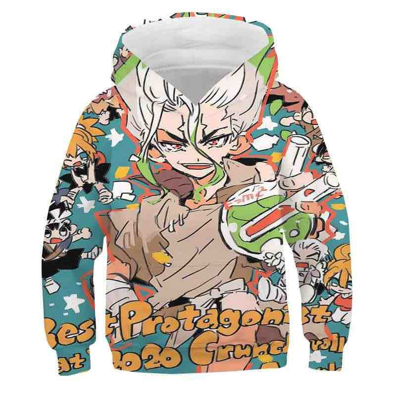 Anime 3D Full Color Children's Sweater Hoodie