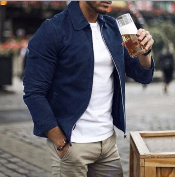 Slim Casual Outwear Collar Jacket