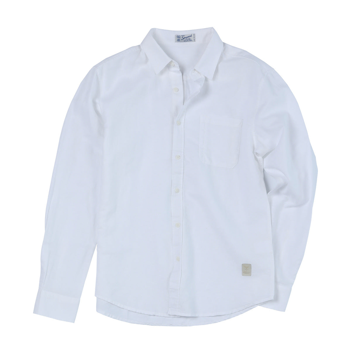 Long-Sleeved Cotton and Linen Shirts for Men