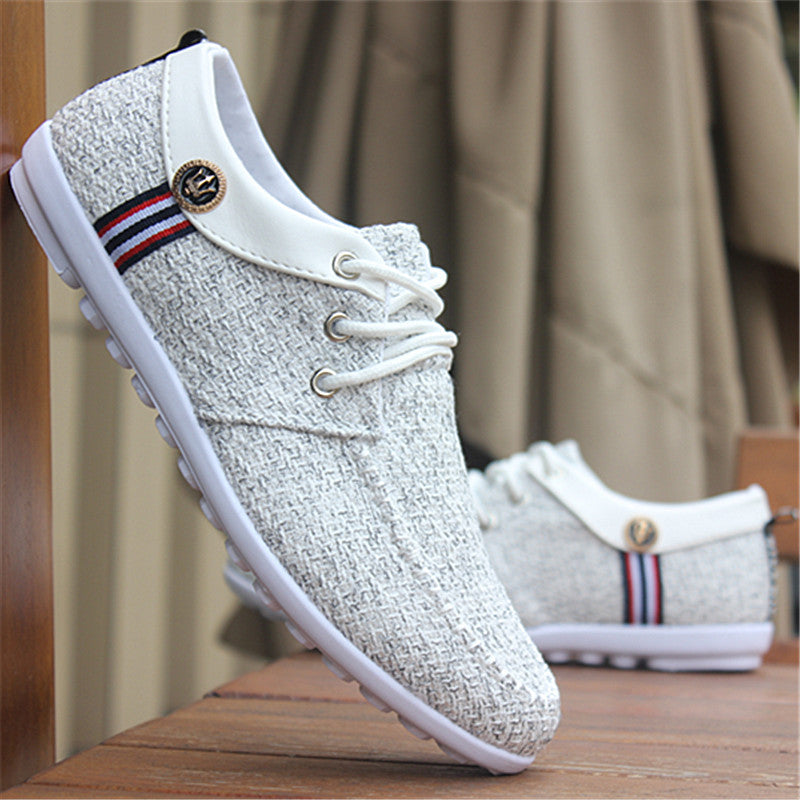 Canvas Slip On Men Shoes