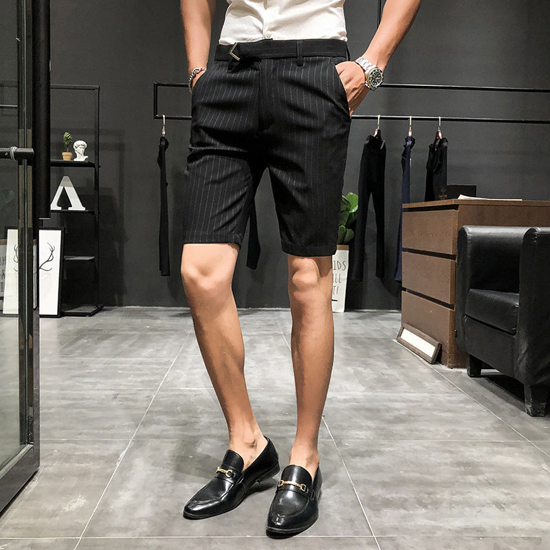 Suit shorts men's loose pants