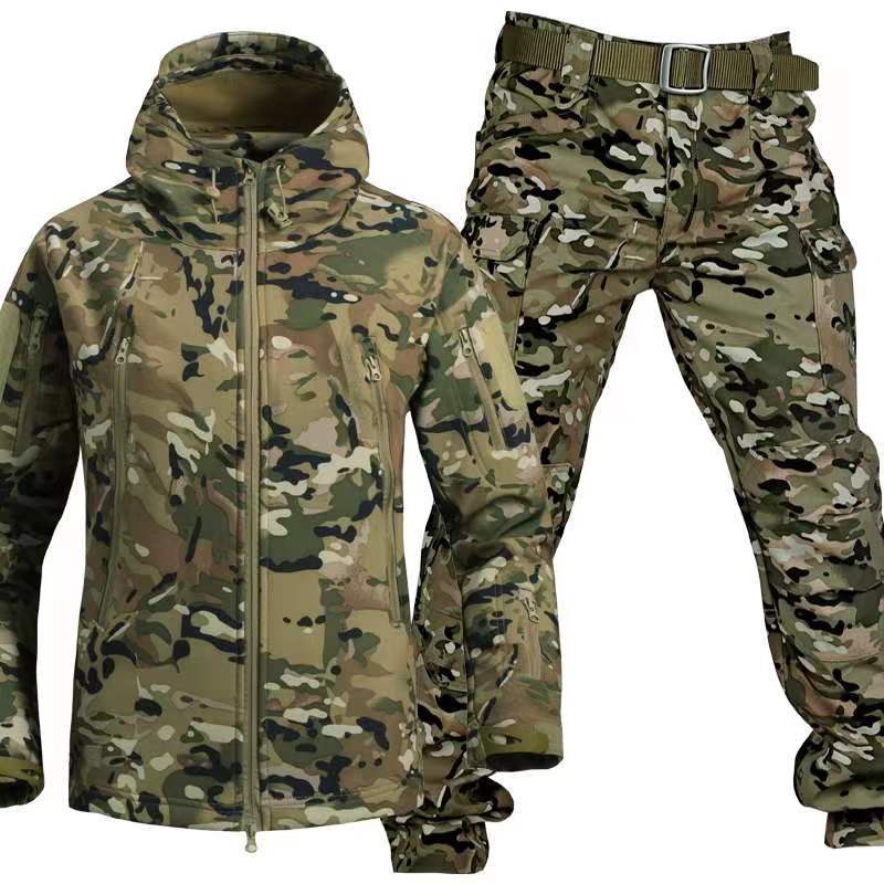 Outdoor Leather Thermal Suit Special Soldier Camouflage