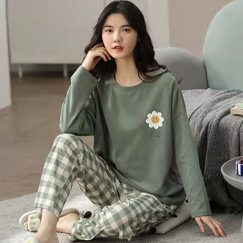 2 Pcs Cute Cartoon Sleepwear Sets