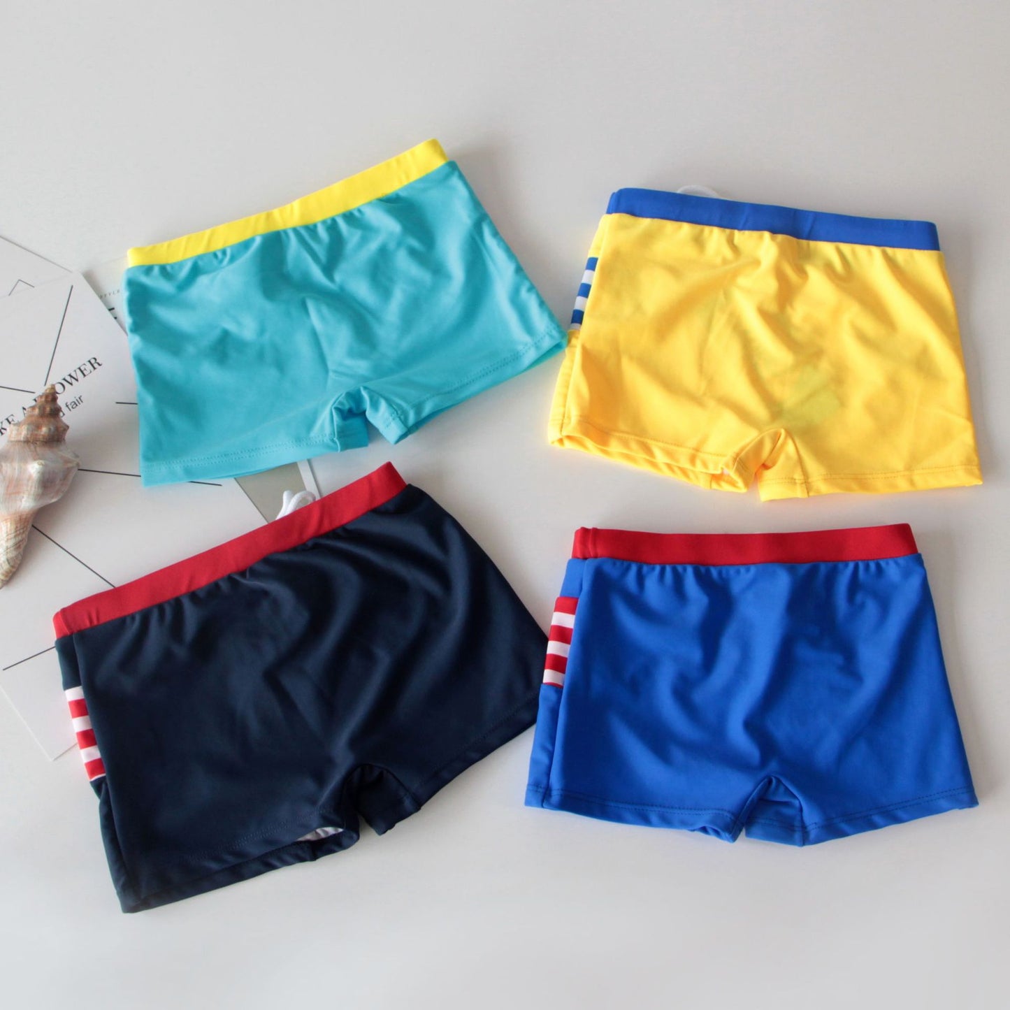 Children's beach pants Boxer swimming trunks