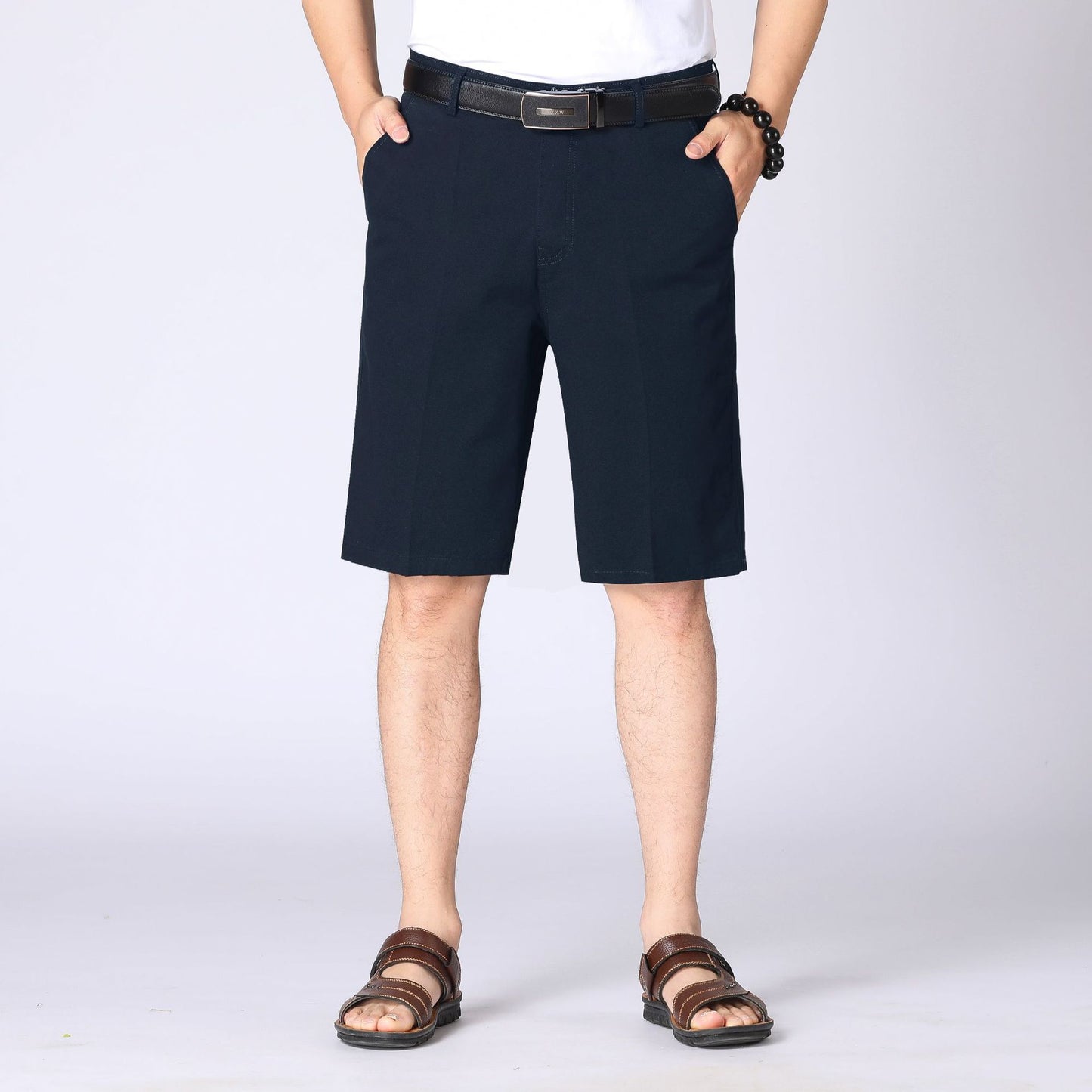 Men's casual loose straight shorts