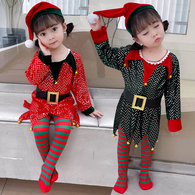 Christmas Costume Girl's Elf Dress