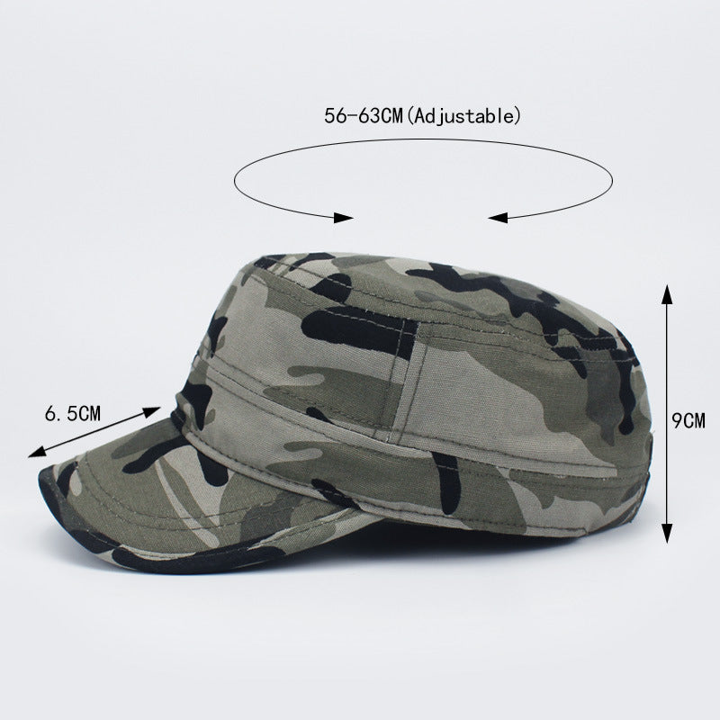 Camouflage sunscreen cap