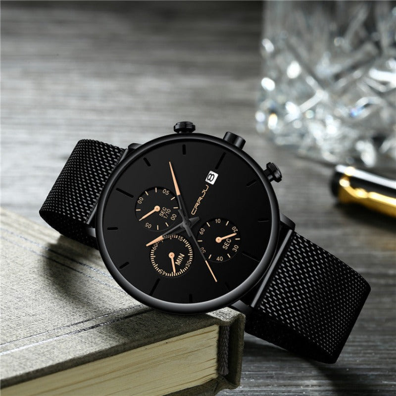 Waterproof Bold Men Watch