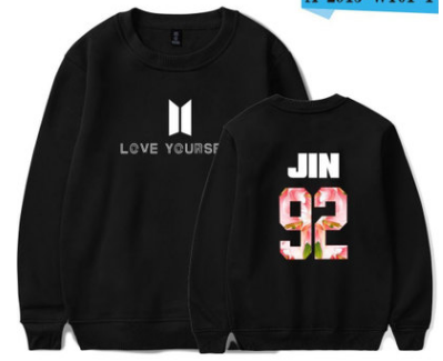 BTS Capless Femmes Hoodies Sweat Bangtan Hip Hop Kpop