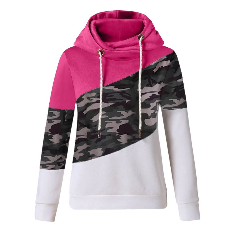 Camouflage Hoodie Sweatshirt for Women