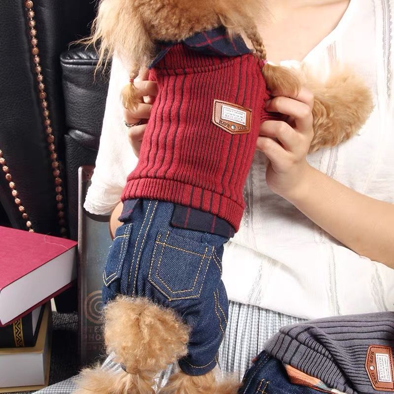 Pet Clothes Wholesale Dog Thick Four Legged Clothes