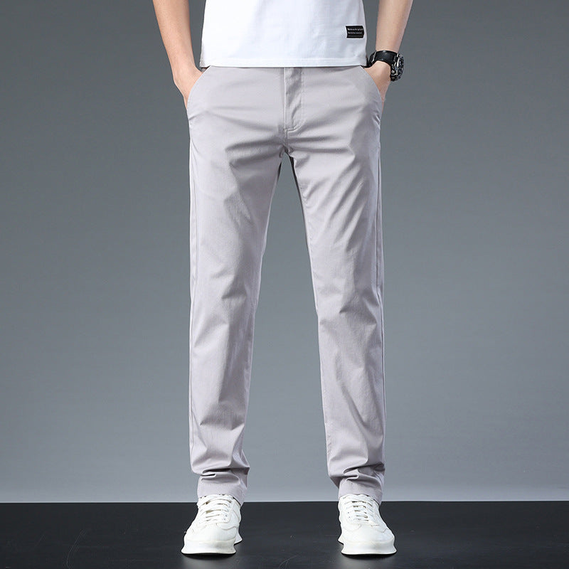 High-end Casual Cotton Grey Pants