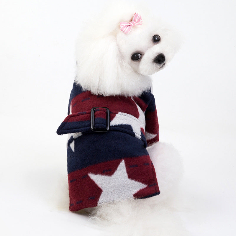 Pet five-pointed star clothes