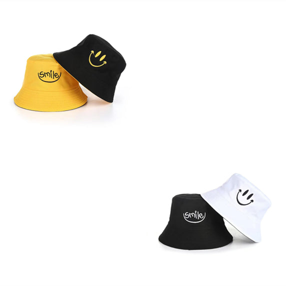 Double Sided Embroidery Bucket Hat