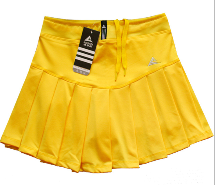 New Girls Tennis Skirts with Safety Shorts , Quick Dry Women Badminton Skirt