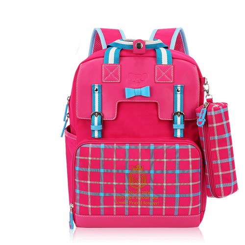 Korean style cute girls shoulders lightening backpack