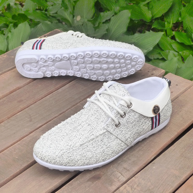 Canvas Slip On Men Shoes