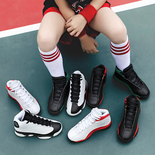 Autumn And Winter Models Of Leather Children Sports Shoes